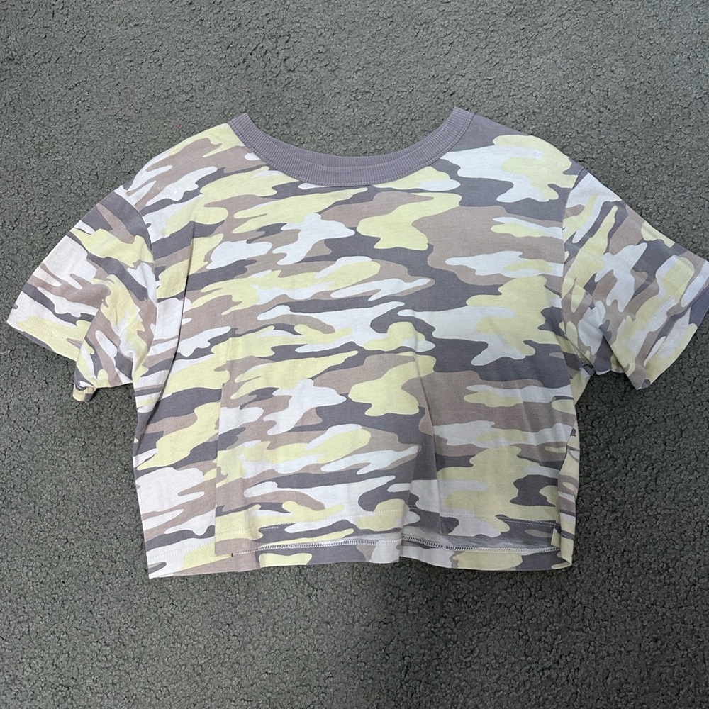 Wild Fable Camouflage Cropped Tee